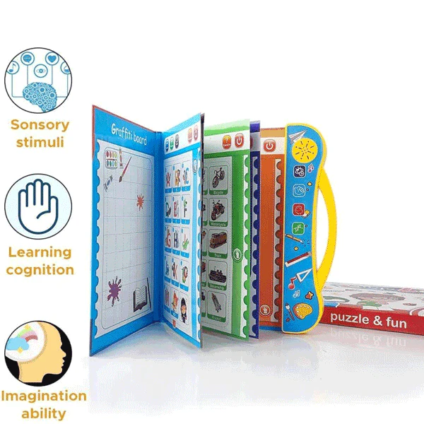 Smart Kids' Interactive Talking & Learning english Book (Mobile-Free Learning)