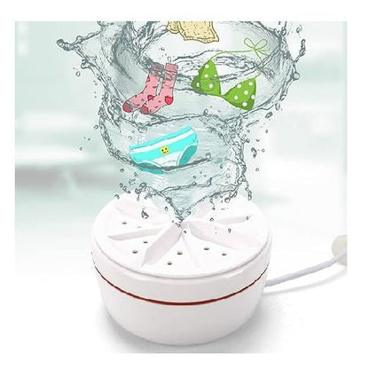 2-in-1 Mini Portable Turbine Washer/ غسالة توربينية صغيرة محمولة ٢ في ١