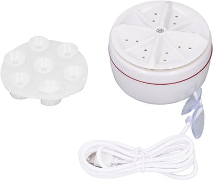 2-in-1 Mini Portable Turbine Washer/ غسالة توربينية صغيرة محمولة ٢ في ١