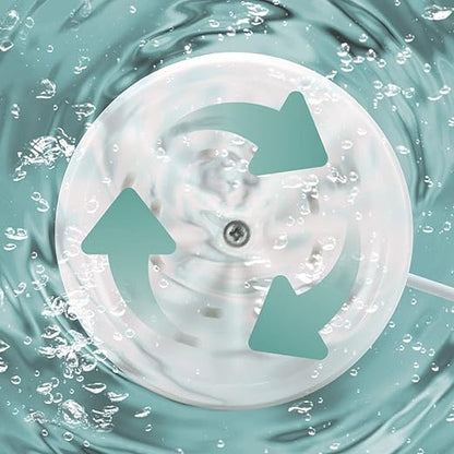 2-in-1 Mini Portable Turbine Washer/ غسالة توربينية صغيرة محمولة ٢ في ١