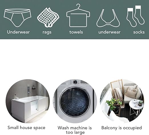 2-in-1 Mini Portable Turbine Washer/ غسالة توربينية صغيرة محمولة ٢ في ١