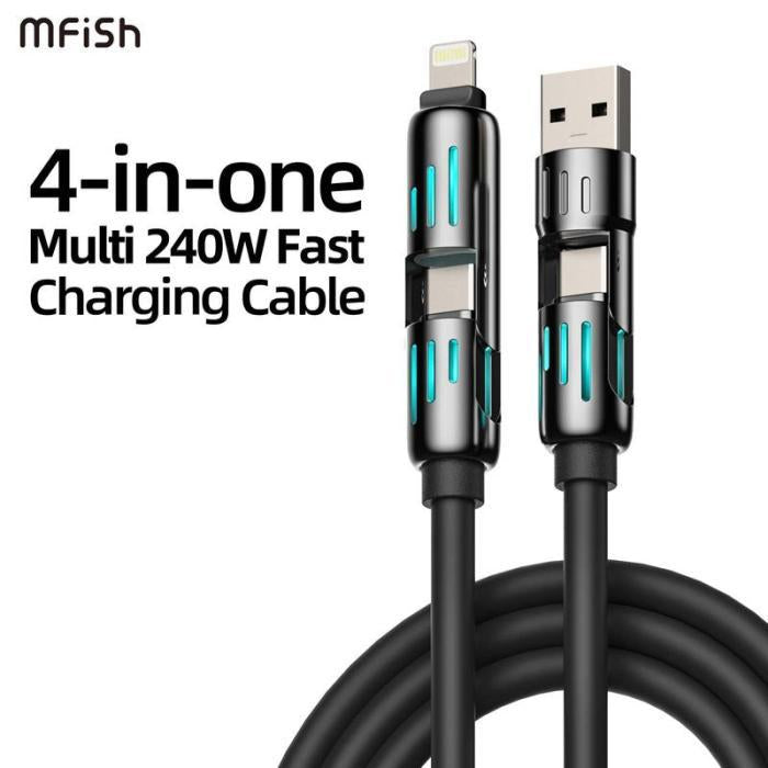 [PROMO] Buy 1 Get 1 FREE - Universal 4-in-1 Charging Cable