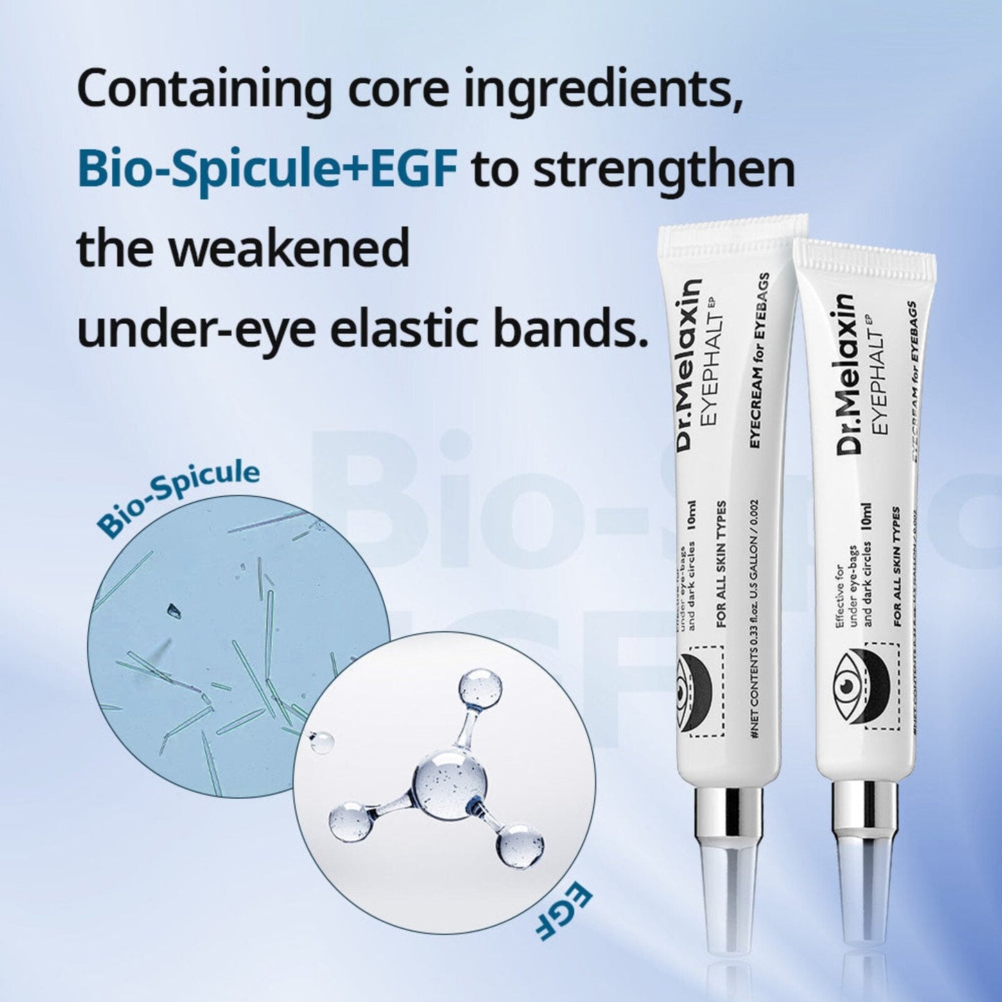 Dr. Melaxin Eyephalt EP 10g — Instant Eye-Lift & Dark Circle Recovery | دكتور ميلاكسين: شد فوري لمحيط العين وعلاج الهالات