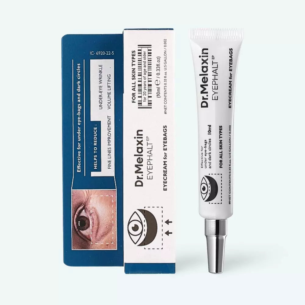 Dr. Melaxin Eyephalt EP 10g — Instant Eye-Lift & Dark Circle Recovery | دكتور ميلاكسين: شد فوري لمحيط العين وعلاج الهالات