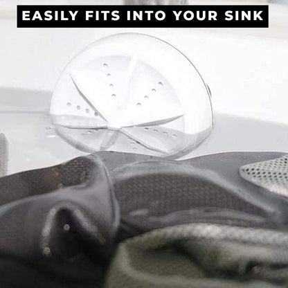 2-in-1 Mini Portable Turbine Washer/ غسالة توربينية صغيرة محمولة ٢ في ١