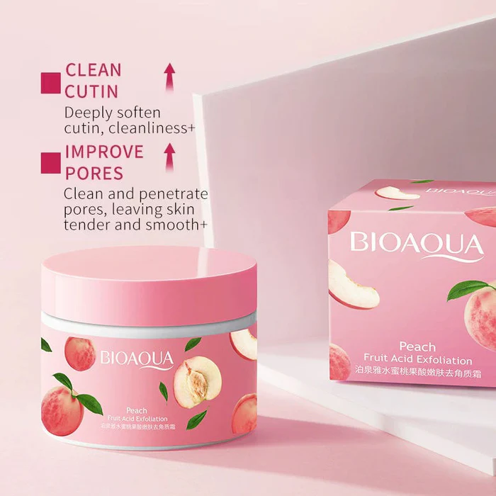 BIOAQUA Peach Extract Fruit Acid Exfoliating Face Gel Cream