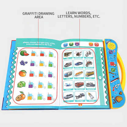 Smart Kids' Interactive Talking & Learning english Book (Mobile-Free Learning)