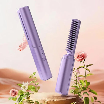 Premium Cordless Portable Hair Straightener | مكواة شعر لاسلكية ومحمولة عالية الجودة
